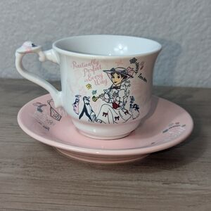 Mary Poppins Disney Parks Practically Perfect In Every Way Tea Cup and Saucer